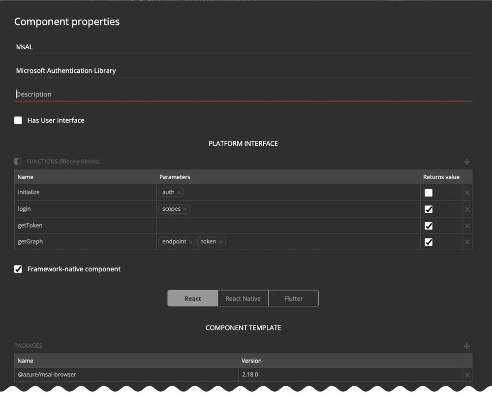 Logic Component functions