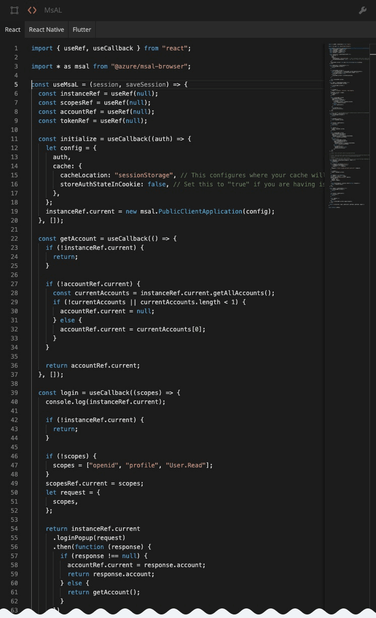 Logic Component code example